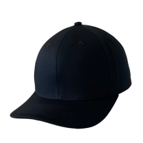 Big Size (62-66cm) Black Baseball Cap (Deep Crown)